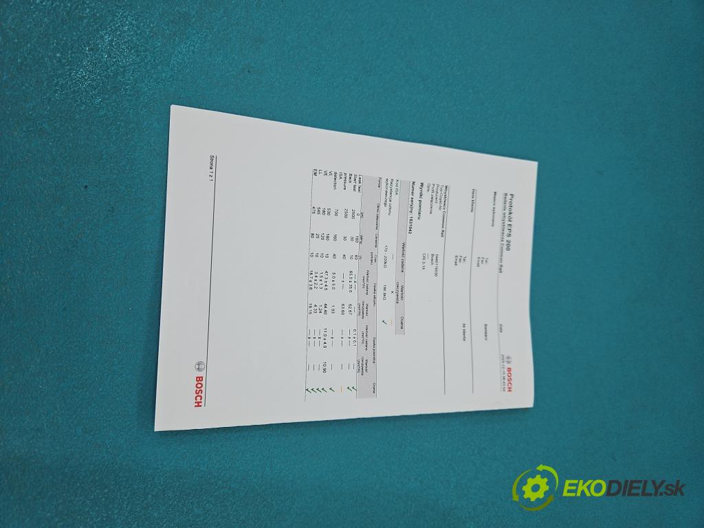 Audi A4 B8 2007-2015 2.0 TDI (CAGA) 143 HP manual 105 kW 1968 cm3 5- vstrek 0445116030 (Vstrekovač paliva)