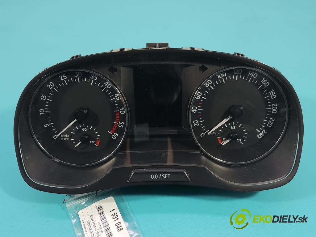 Skoda Fabia III 2014- 2021 1.4 TDI 105 HP manual 77 kW 1422 cm3 5- prístrojovka/ budíky 6V0920741 (Prístrojová doska)