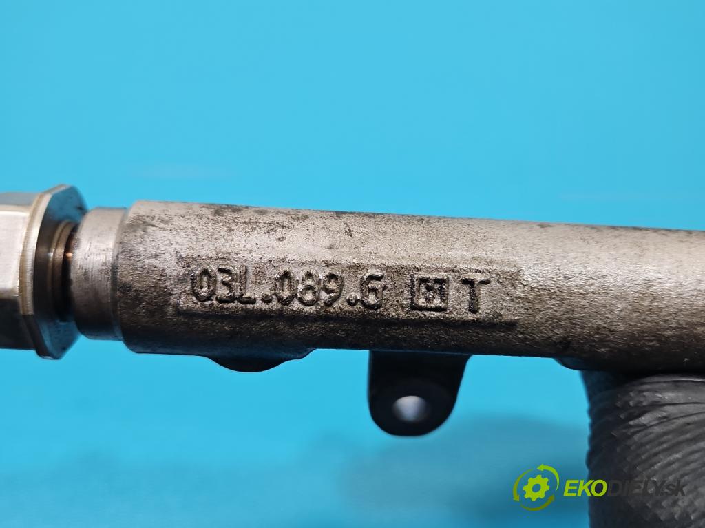 Audi A4 B8 2007-2015 2.0 TDI (CAGA) 143 HP manual 105 kW 1968 cm3 5- lišta vstrekovacia 03L130089A (Vstrekovacia lišta)