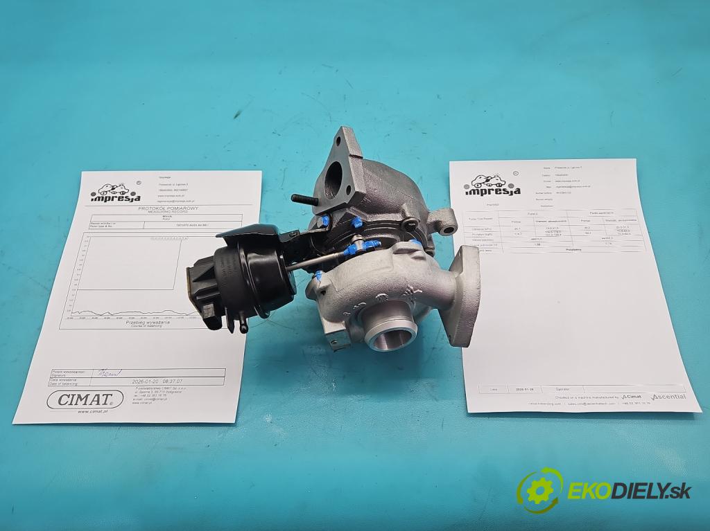 Audi A4 B8 2007-2015 2.0 TDI (CAGA) 143 hp manual 105 kW 1968 cm3 5- Turbodmychadlo repasováno BV43B-0133