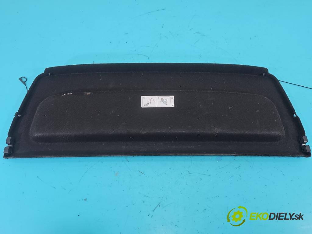 Opel Corsa D 2006-2014 1.0 12V 60 hp manual 44 kW 998 cm3 3- pláto zadní  (Kryt zavazadlového prostoru)