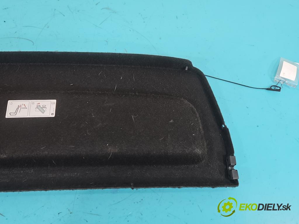 Opel Corsa D 2006-2014 1.0 12V 60 hp manual 44 kW 998 cm3 3- pláto zadní  (Kryt zavazadlového prostoru)