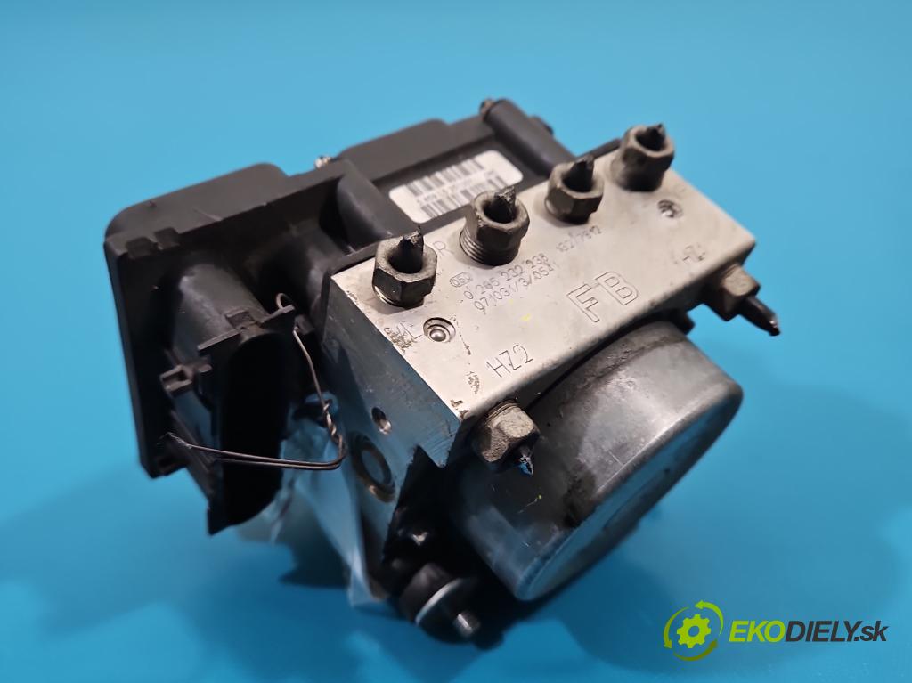 Opel Corsa D 2006-2014 1.0 12V 60 HP manual 44 kW 998 cm3 3- čerpadlo abs 0265800422 (Pumpa ABS)