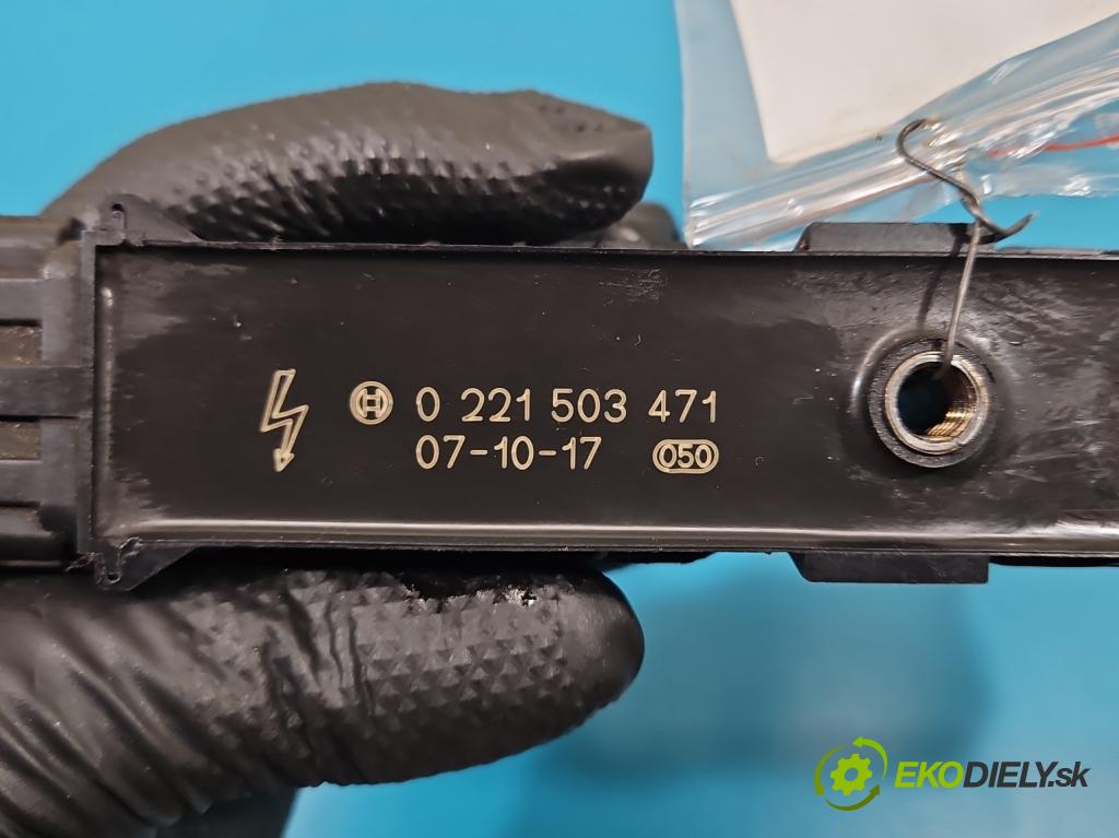Opel Corsa D 2006-2014 1.0 12V 60 HP manual 44 kW 998 cm3 3- cievka zapaľovacia 0221503471 (Zapaľovacia cievka)