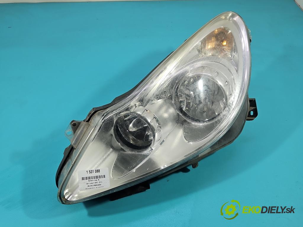 Opel Corsa D 2006-2014 1.0 12V 60 hp manual 44 kW 998 cm3 3- světlo levý 13186381 (Klika dveří ostatní)