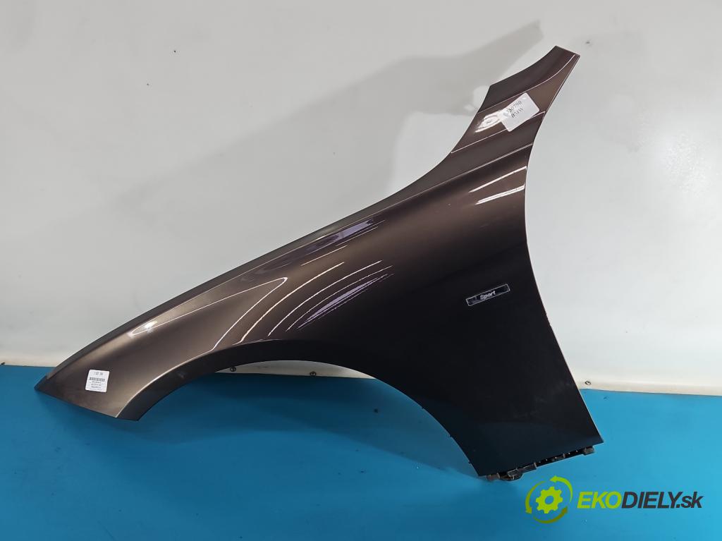 Bmw 3 F30 2011-2018 2.0d 184hp manual 135 kW 1995 cm3 5- blatník predné ľavý  (Blatník predný ľavý)