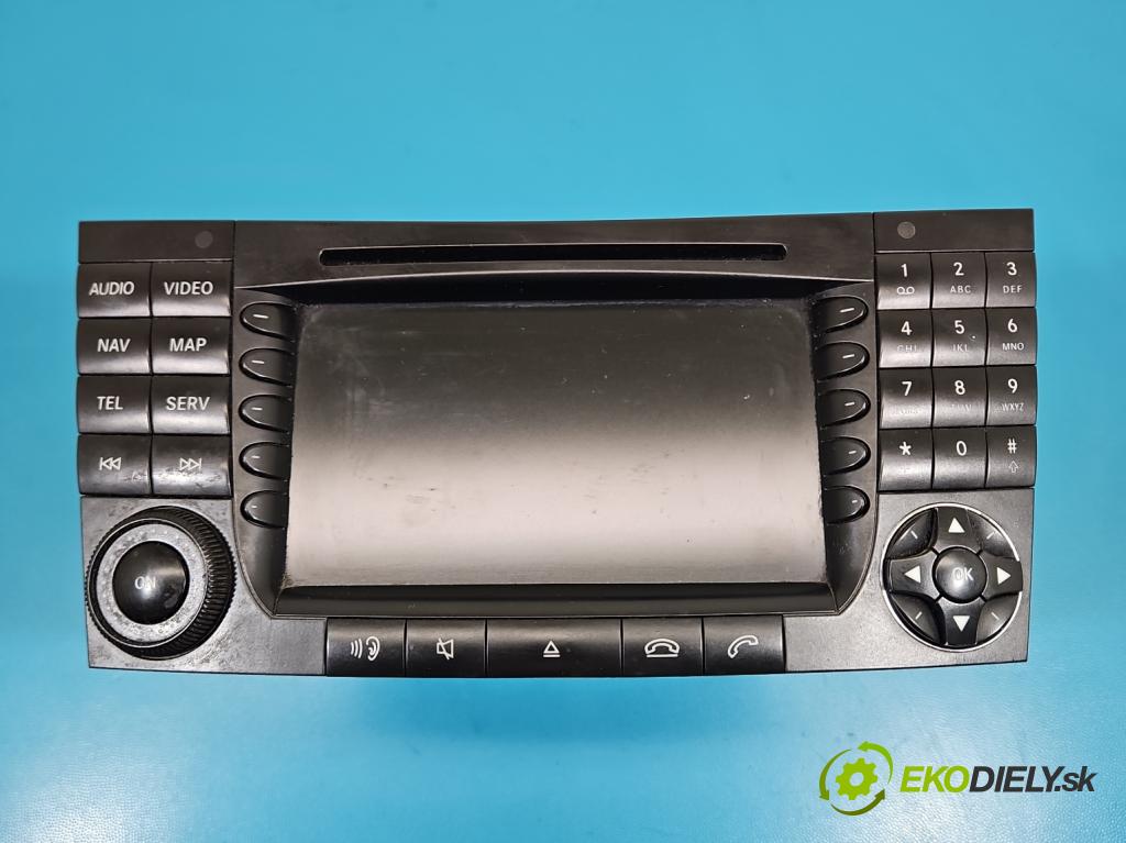 Mercedes E W211 2002-2009 3.2 cdi 204 HP automatic 150 kW 3222 cm3 5- Radio originál A2118272442