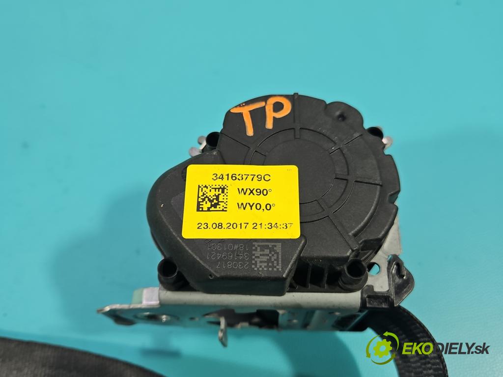 Vw Passat B8 2014 - 1.4 tsi 125 hp manual 92 kW 1395 cm3 4- stěna bezpečnost zadní pravý 34163779C