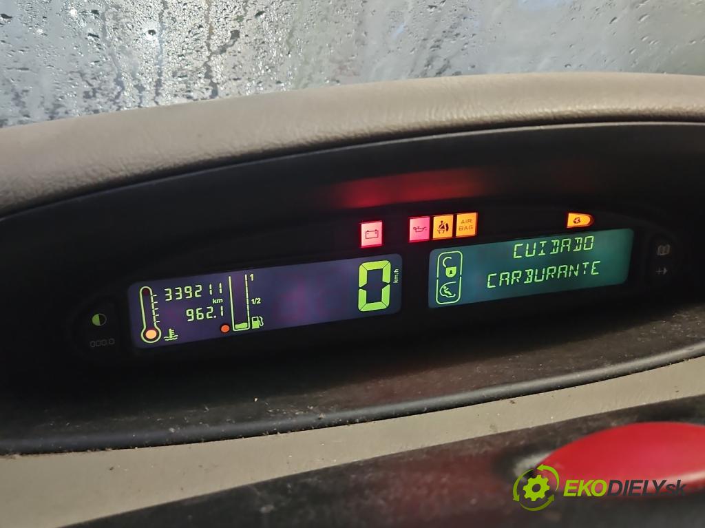 Citroen Xsara Picasso 1.6 8v 88 HP manual 65 kW 1597 cm3 5- prístrojovka/ budíky 9631710380 (Prístrojová doska)