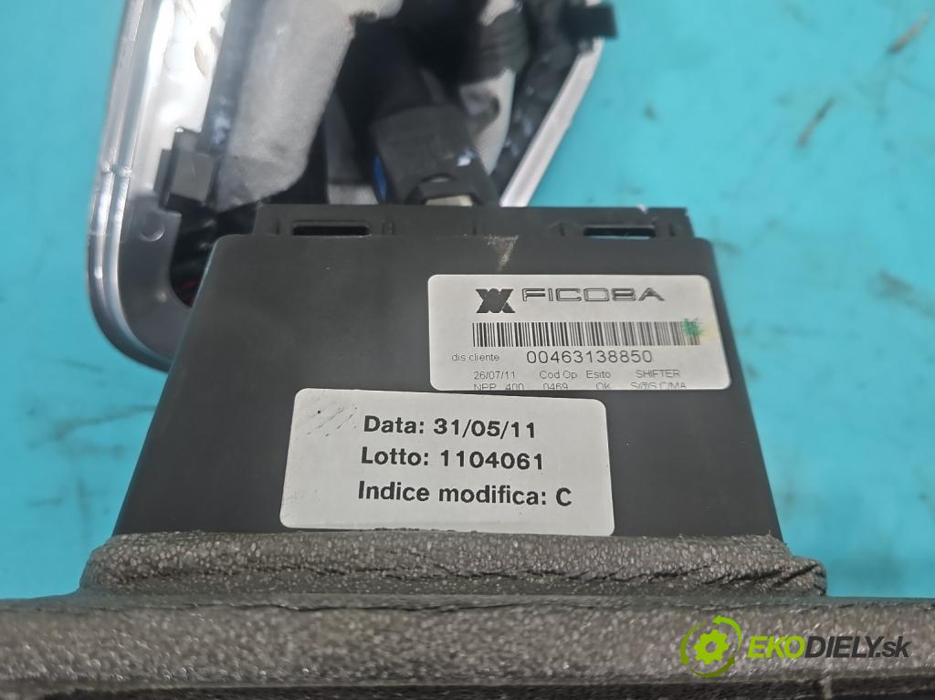 Alfa romeo Giulietta 1.4 T 170 HP manual 125 kW 1368 cm3 5- Páka: Změny: stupeň,rýchlosť 00463138850 (Rýchlostná páka (kulisa))