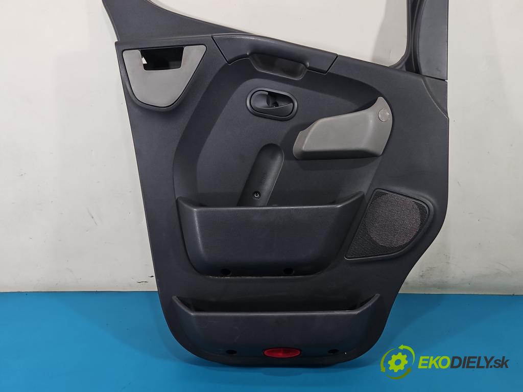 Renault Master III 2010-2024 2.3 DCI 163 HP manual 120 kW 2299 cm3 3- Čalounictví: dvere predné ľavé 809012510R