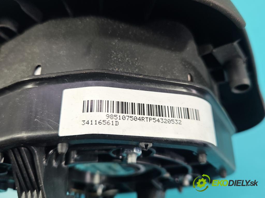 Renault Master III 2010-2024 2.3 DCI 163 HP manual 120 kW 2299 cm3 3- airbag vzduch: Řidiči: 34116561D (Airbag)