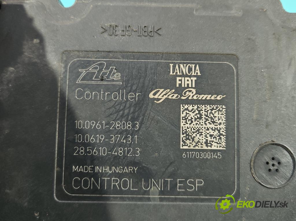 Alfa romeo Giulietta 1.4 T 170 HP manual 125 kW 1368 cm3 5- čerpadlo abs 100961-28083 (Pumpa ABS)