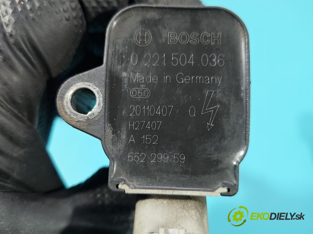 Alfa romeo Giulietta 1.4 T 170 HP manual 125 kW 1368 cm3 5- cievka zapaľovacia 0221504036 (Zapaľovacia cievka)