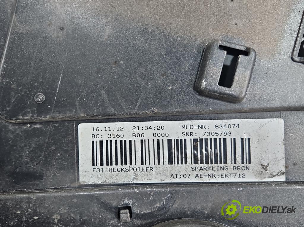 Bmw 3 F30 2011-2018 2.0d 184 hp manual 135 kW 1995 cm3 5- spoiler 7305793 (Spoiler)