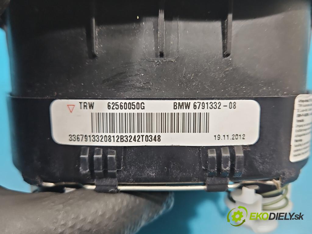 Bmw 3 F30 2011-2018 2.0d 184hp manual 135 kW 1995 cm3 5- airbag vzduch: Řidiči: 6791332 (Airbag)