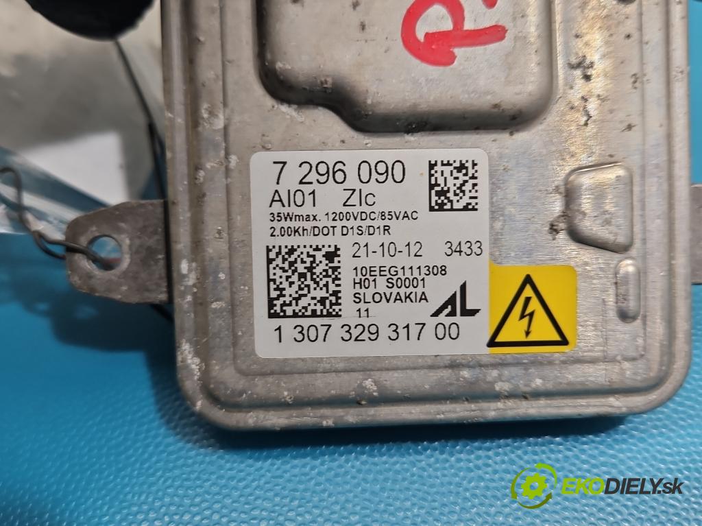 Bmw 3 F30 2011-2018 2.0d 184hp manual 135 kW 1995 cm3 5- střídač: xenon 7296090 (Riadiaca jednotka xenónu)
