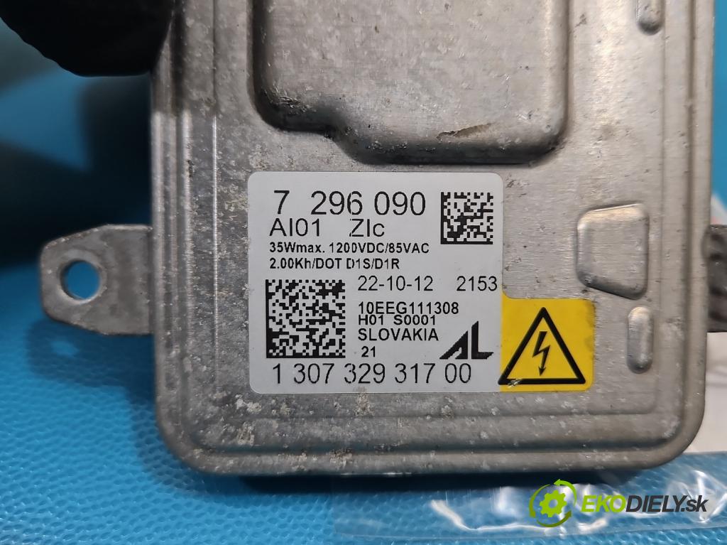 Bmw 3 F30 2011-2018 2.0d 184hp manual 135 kW 1995 cm3 5- střídač: xenon 7296090 (Riadiaca jednotka xenónu)