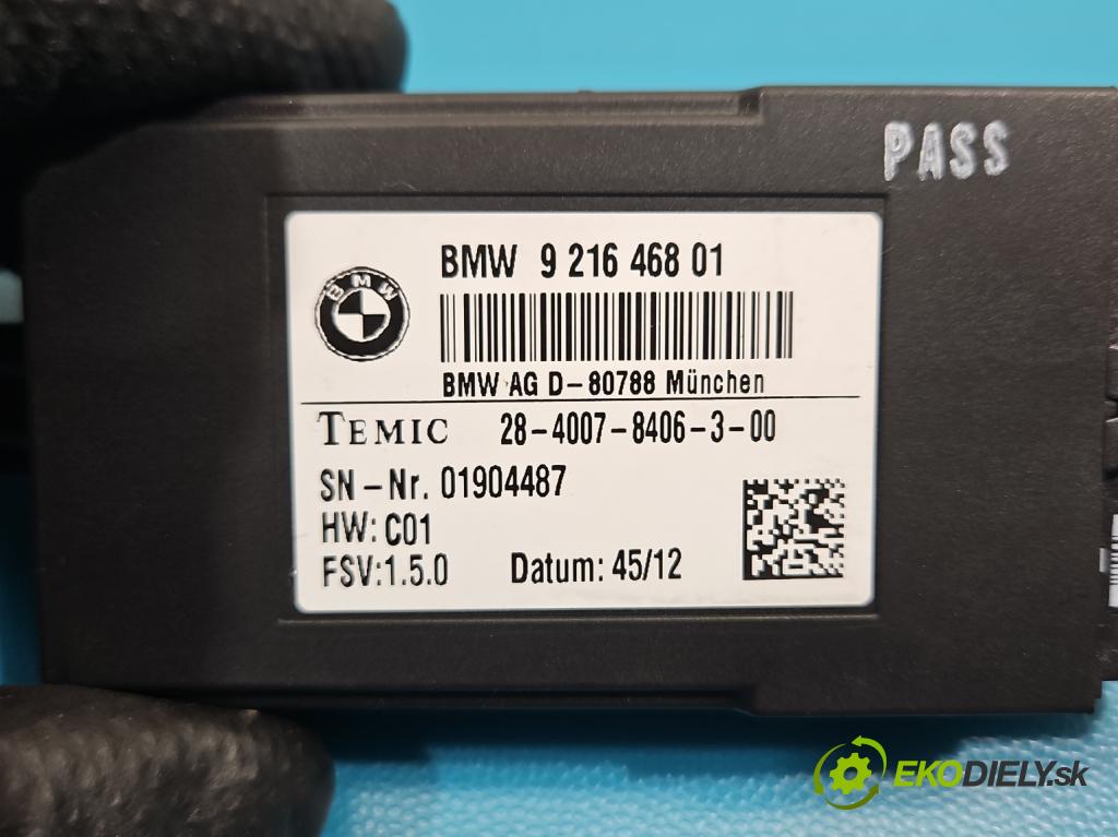 Bmw 3 F30 2011-2018 2.0d 184 hp manual 135 kW 1995 cm3 5- řídící jednotka 921646801