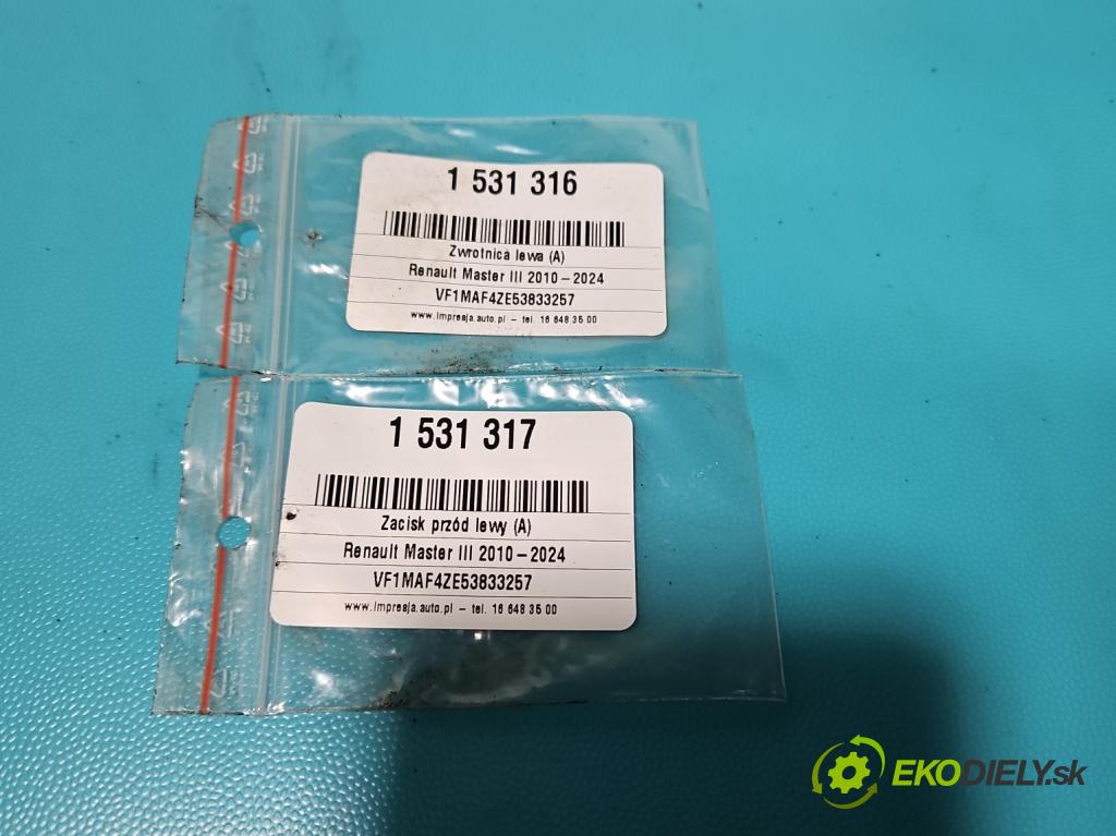 Renault Master III 2010-2024 2.3 DCI 163 hp manual 120 kW 2299 cm3 3- náboj levé  (Náboj kola)