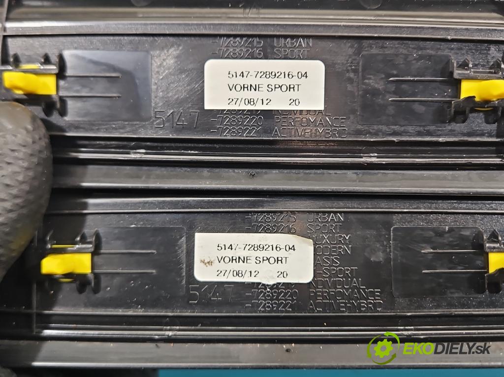 Bmw 3 F30 2011-2018 2.0d 184hp manual 135 kW 1995 cm3 5- lišta ozdobná vnitŕní: 5147-7289216-04