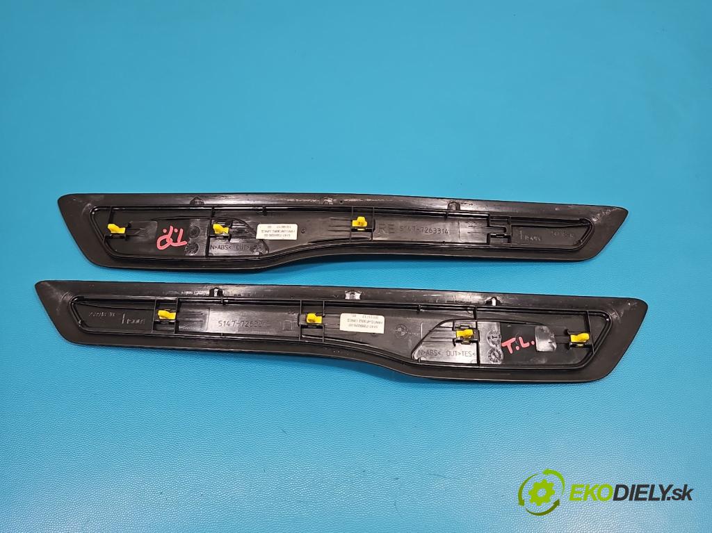 Bmw 3 F30 2011-2018 2.0d 184hp manual 135 kW 1995 cm3 5- lišta ozdobná vnitŕní: 5147-7289216-04