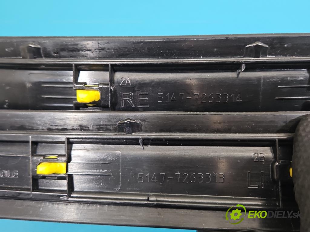 Bmw 3 F30 2011-2018 2.0d 184hp manual 135 kW 1995 cm3 5- lišta ozdobná vnitŕní: 5147-7289216-04