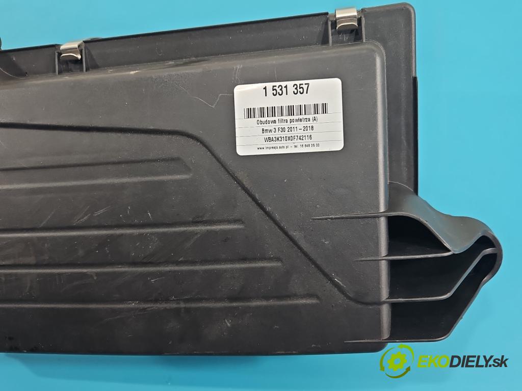Bmw 3 F30 2011-2018 2.0d 184hp manual 135 kW 1995 cm3 5- obal filtra vzduchu 8511655 (Obal vzduchového filtra)