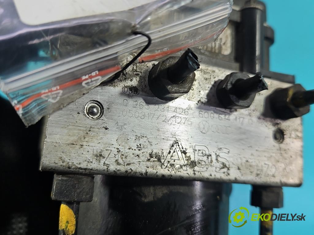 Skoda Fabia I 1999-2007 1.4 16v 75 HP manual 55 kW 1390 cm3 5- čerpadlo abs 0265800363 (Pumpa ABS)