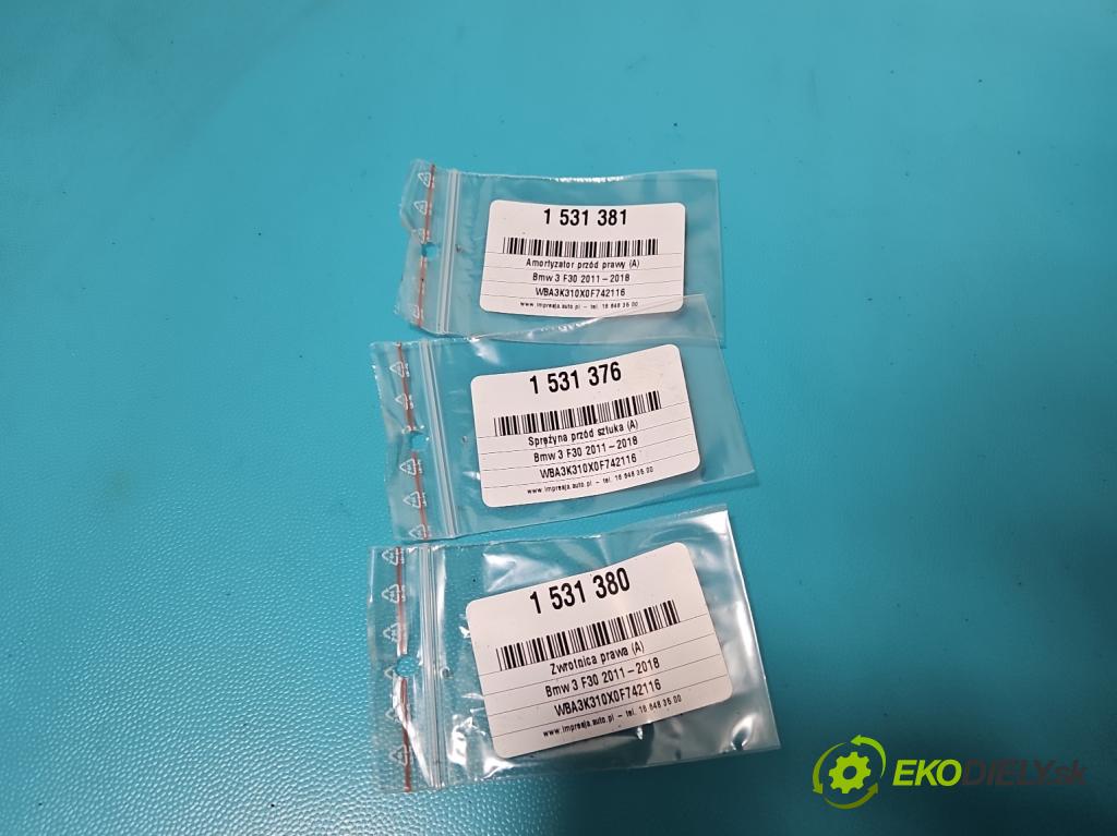 Bmw 3 F30 2011-2018 2.0d 184hp manual 135 kW 1995 cm3 5- tlmič predné pravý 220080 (Kľučka dverí ostatné)