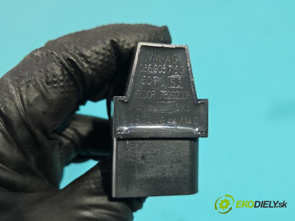 Skoda Fabia I 1999-2007 1.4 16v 75 HP manual 55 kW 1390 cm3 5- cievka zapaľovacia 036905715G (Zapaľovacia cievka)