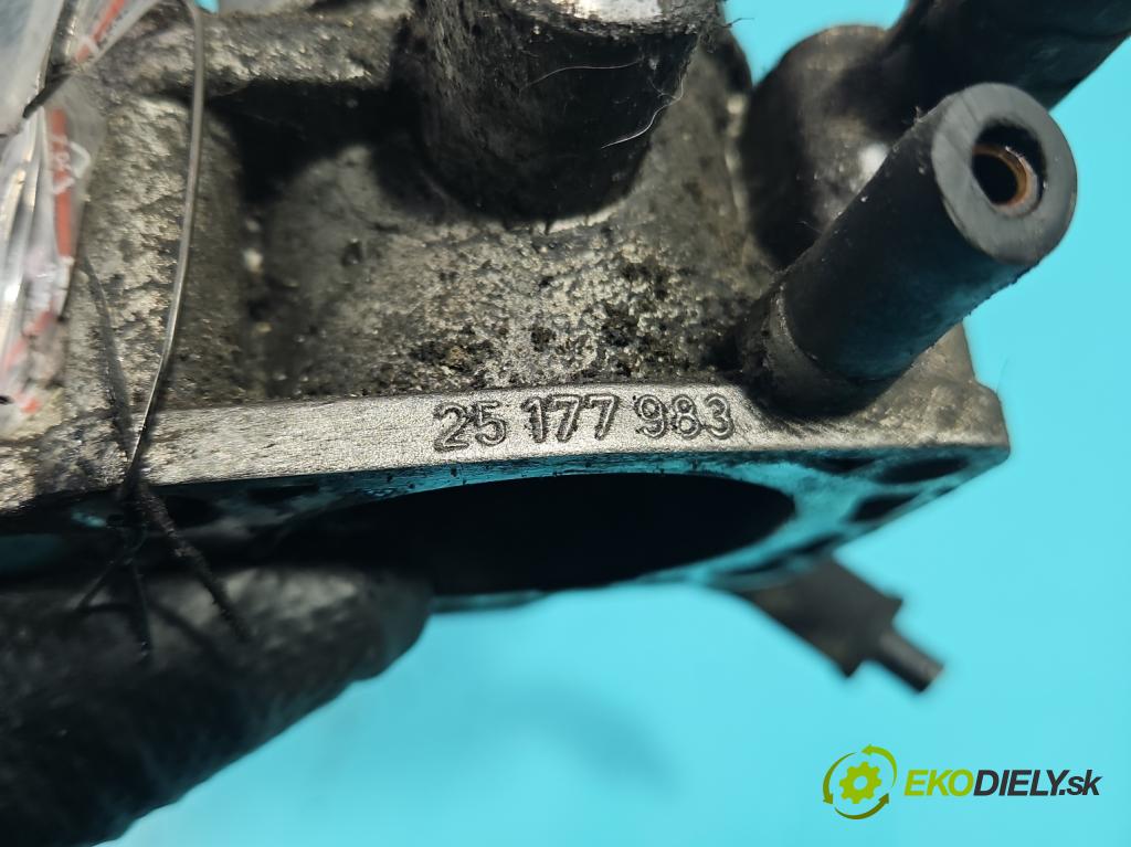 Opel Meriva A 2002-2010 1.6 16v 101 HP manual 74 kW 1598 cm3 5- klapka 25177983 (Škrtiaca klapka)