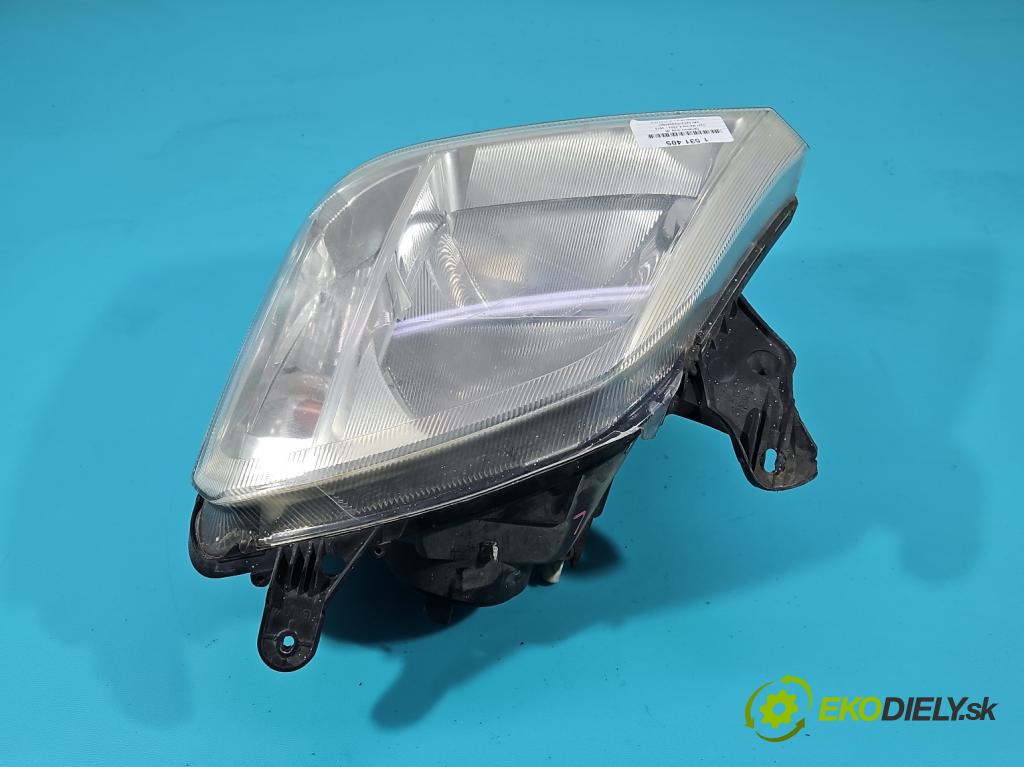 Opel Meriva A 2002-2010 1.6 16v 101 HP manual 74 kW 1598 cm3 5- Reflektor: ľavý 93321052 (Kľučka dverí ostatné)