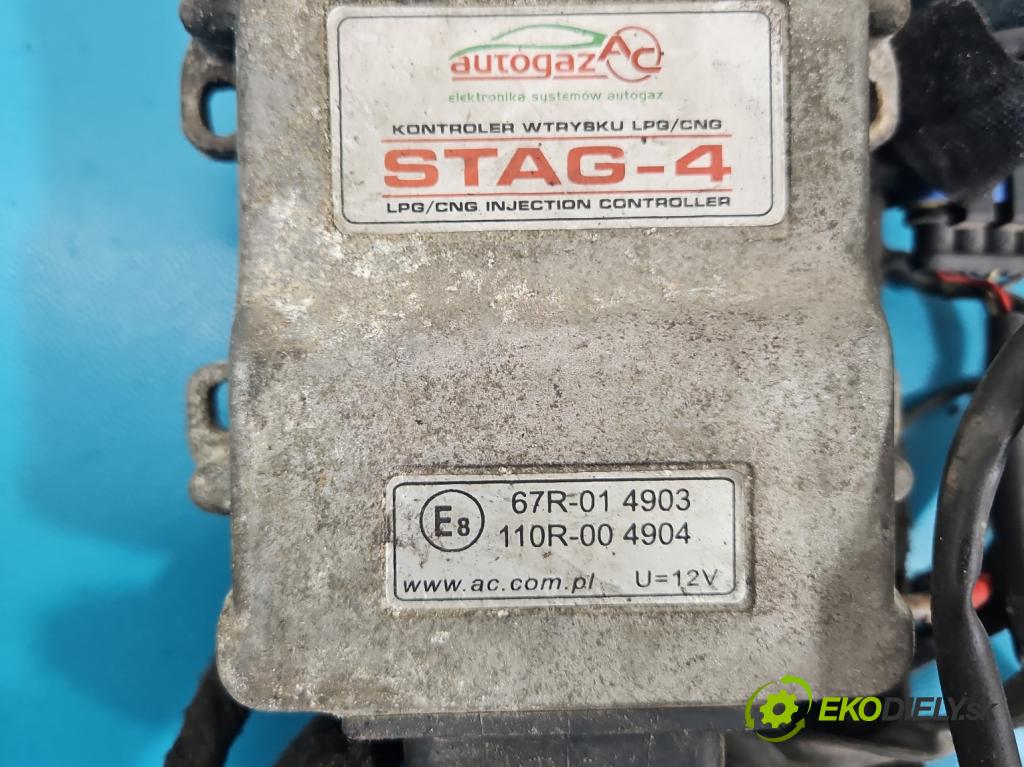 Opel Meriva A 2002-2010 1.6 16v 101 HP manual 74 kW 1598 cm3 5- inštalácia LPG STAG 4