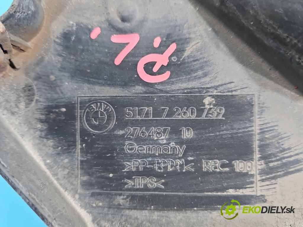 Bmw 3 F30 2011-2018 2.0d 184 hp manual 135 kW 1995 cm3 5- kryt plastová 51717260739