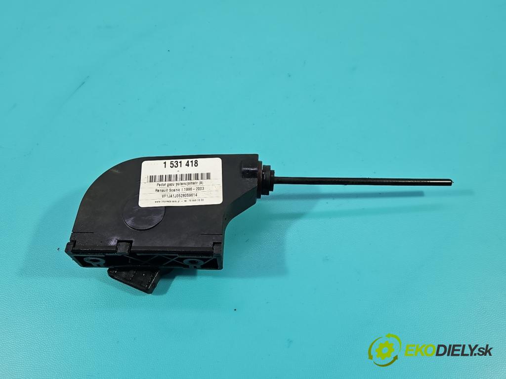Renault Scenic I 1996-2003 1.6 16V 107 HP manual 79 kW 1598 cm3 5- pedal plyn: potenciometr: 7700431918