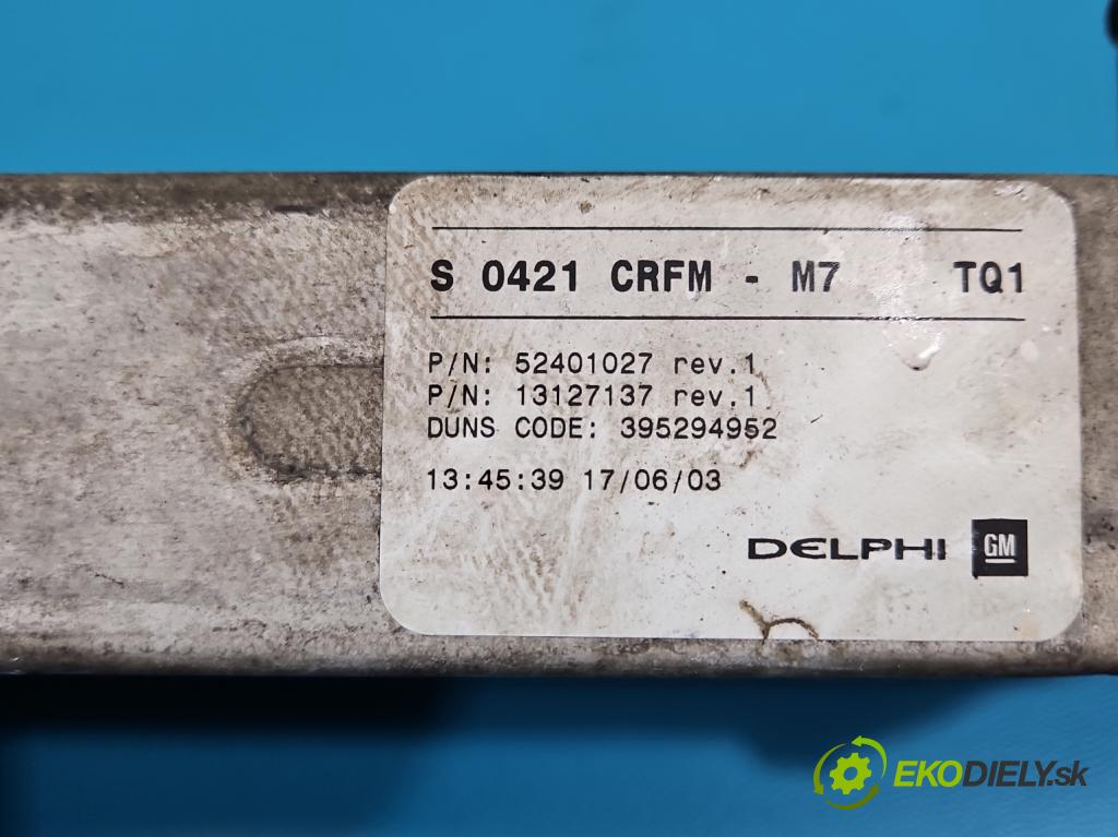 Opel Meriva A 2002-2010 1.7 dti 75 hp manual 55 kW 1686 cm3 5- Intercooler 52401027 (Intercooler (chladič stlačeného vzduchu))