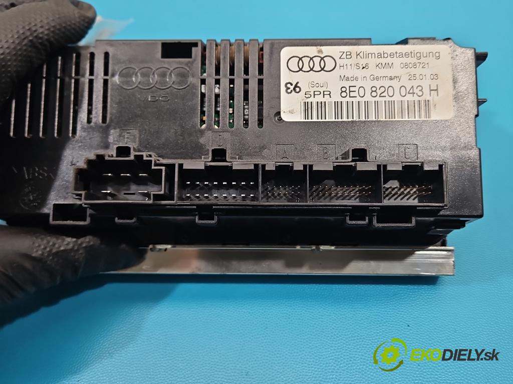 Audi A4 B6 2000-2004 1.9 tdi 131 HP manual 96 kW 1896 cm3 5- panel kúrenia 8E0820043H