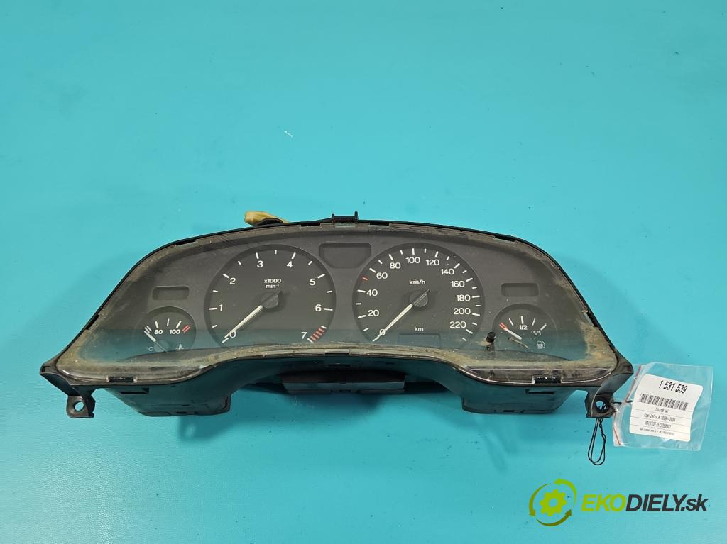 Opel Zafira A 1999-2005 1.8 16v 116 HP manual 85 kW 1796 cm3 5- prístrojovka/ budíky 09181213 (Prístrojová doska)