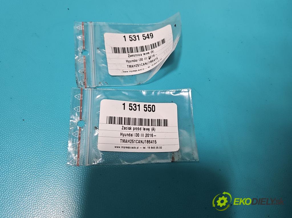 Hyundai I30 III 2016- 1.5 DPI 16V 110 hp manual 80.9 kW 1498 cm3 5- náboj levé  (Náboj kola)