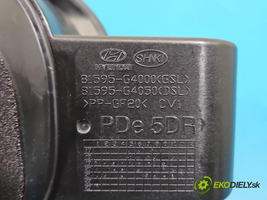 Hyundai I30 III 2016- 1.5 DPI 16V 110 hp manual 80.9 kW 1498 cm3 5- Klapka nalévání paliva  (Klika dveří ostatní)