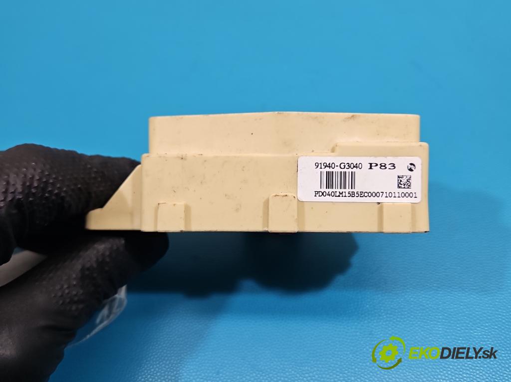 Hyundai I30 III 2016- 1.5 DPI 16V 110 HP manual 80.9 kW 1498 cm3 5- riadiaca jednotka ostatné 91940-G3040