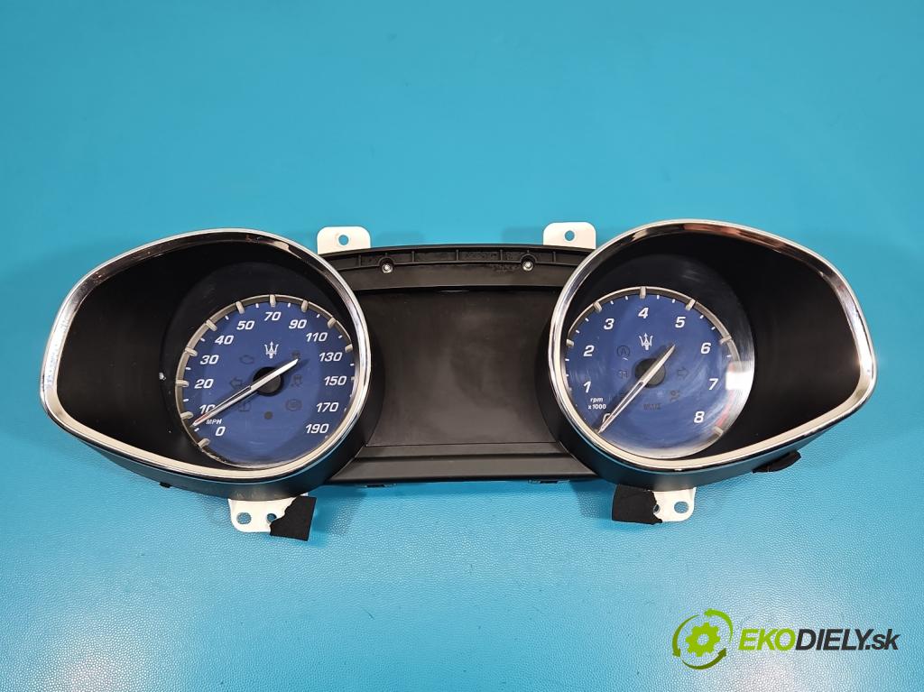 Maserati Quattroporte VI 13- 3.0 V6 automatic 301 kW 2979 cm3 4- prístrojovka/ budíky 670100133 (Prístrojová doska)