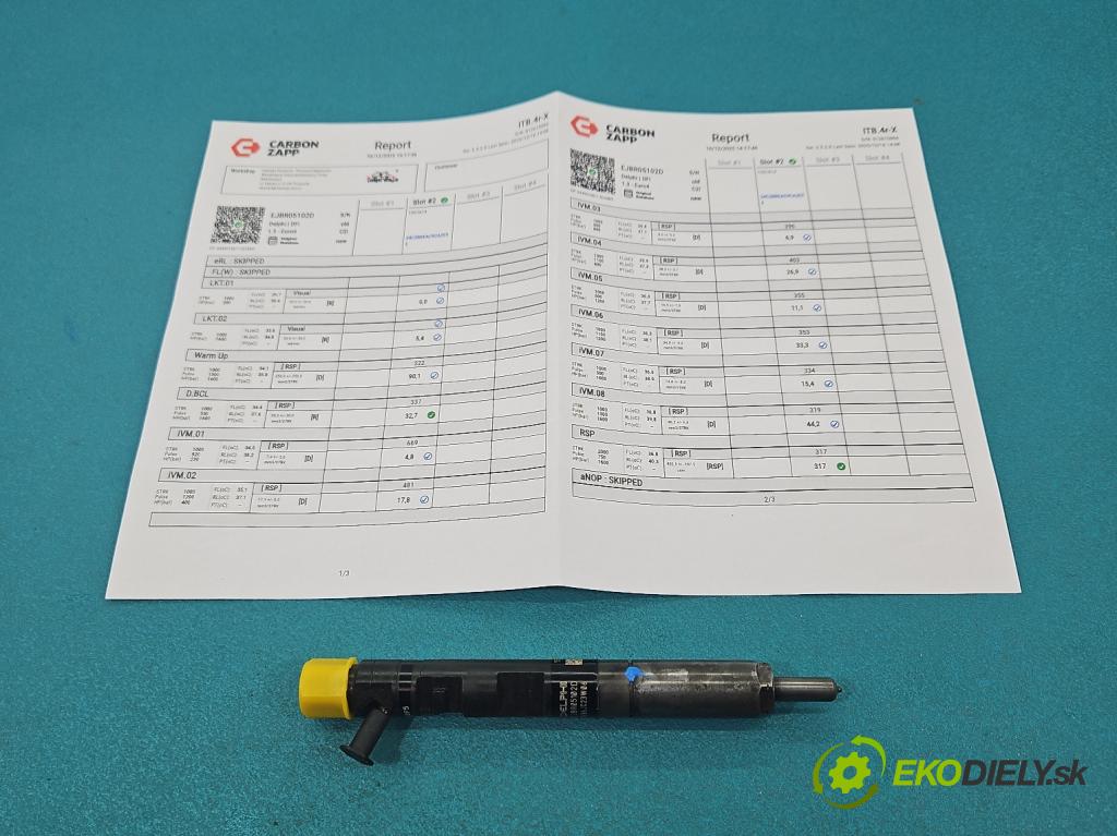 Renault Twingo II 2007-2014 1.5 dci 64 HP manual 47 kW 1461 cm3 3- vstrek EJBR05102D (Vstrekovač paliva)