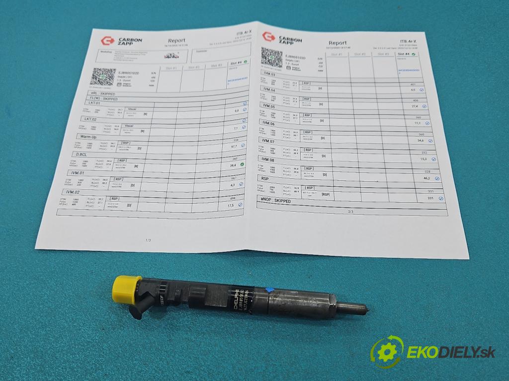 Renault Twingo II 2007-2014 1.5 dci 64 HP manual 47 kW 1461 cm3 3- vstrek EJBR05102D (Vstrekovač paliva)