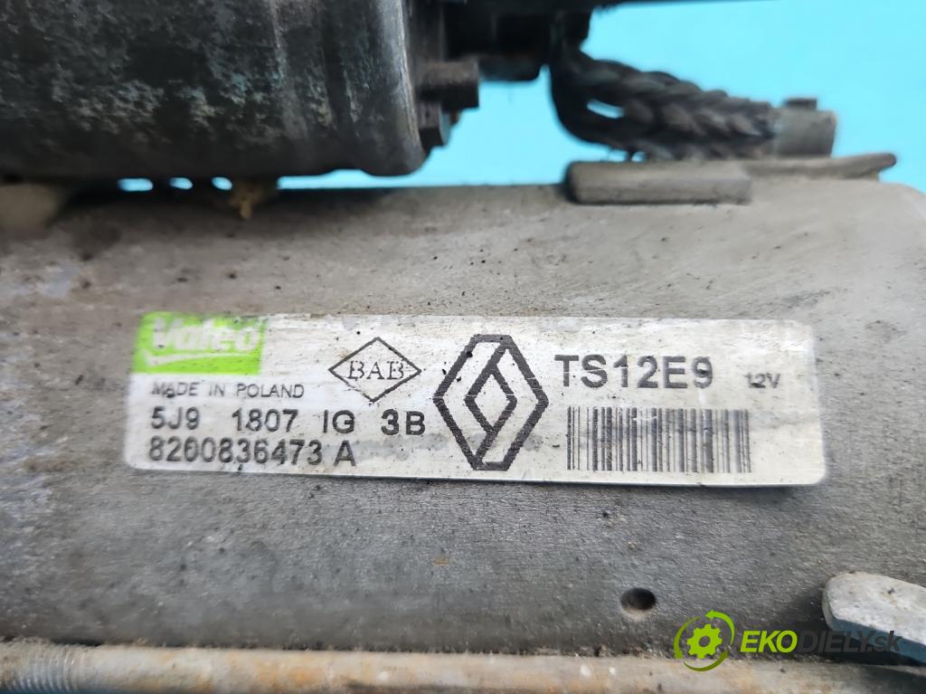 Renault Twingo II 2007-2014 1.5 dci 64 HP manual 47 kW 1461 cm3 3- štartér 8200836473A (Štartér)