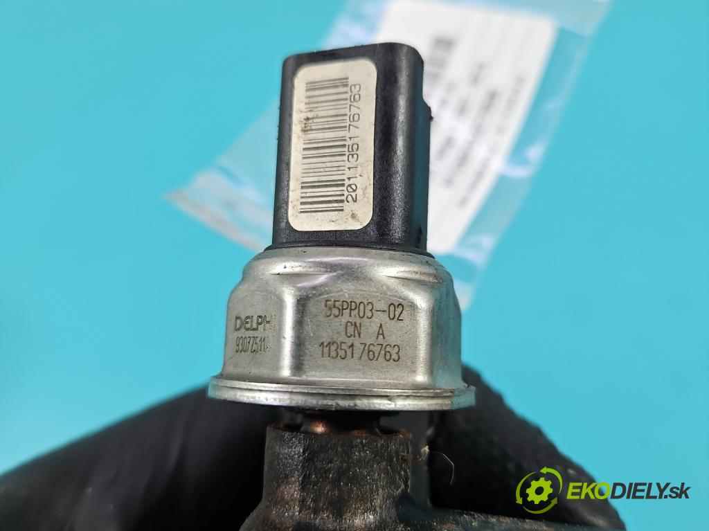 Renault Twingo II 2007-2014 1.5 dci 64 HP manual 47 kW 1461 cm3 3- lišta vstrekovacia R9144Z070B (Vstrekovacia lišta)