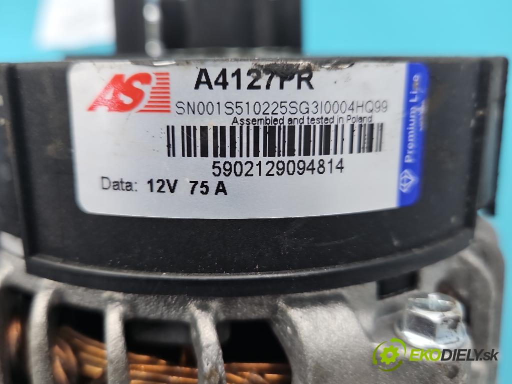 Fiat Punto Grande 1.4 8v 77 HP manual 57 kW 1368 cm3 5- Alternator  (Alternátor)