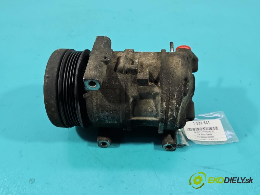 Fiat Punto Grande 1.4 8v 77 HP manual 57 kW 1368 cm3 5- Kompresor: klimatizácie 55194880 (Kompresor klimatizácie)