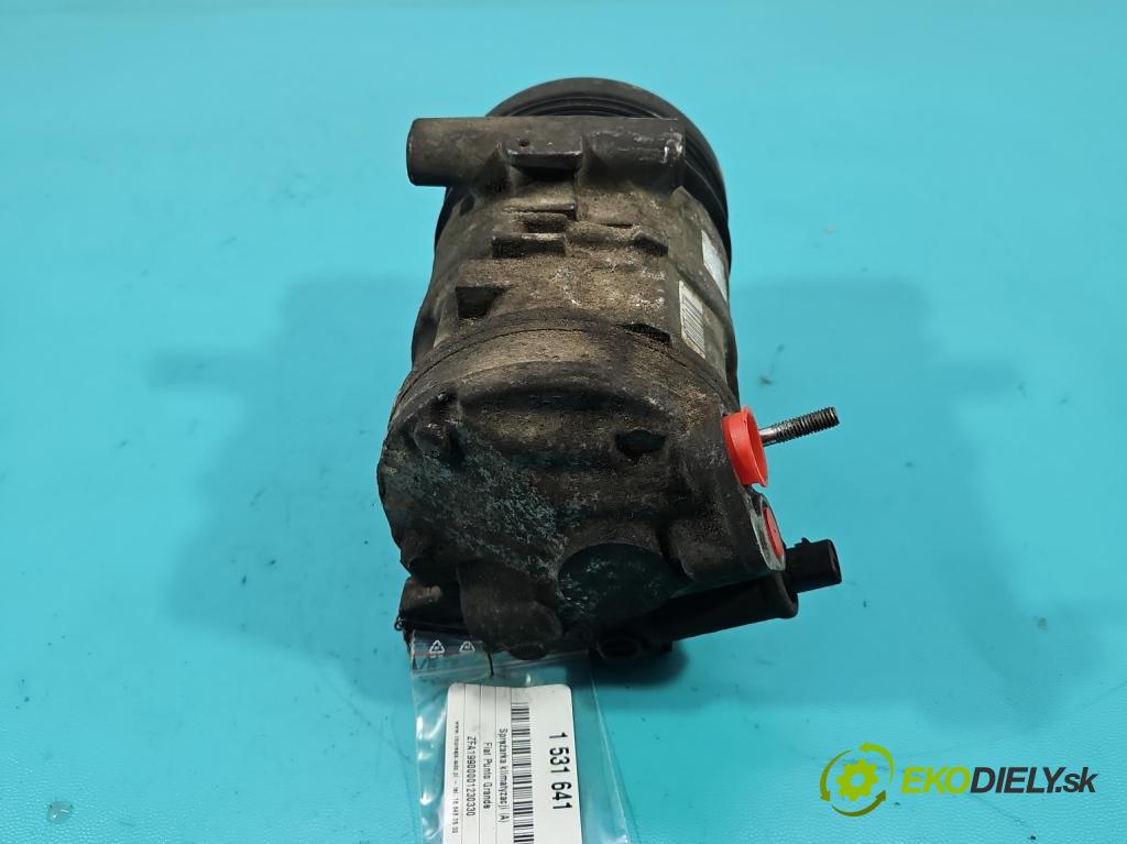 Fiat Punto Grande 1.4 8v 77 HP manual 57 kW 1368 cm3 5- Kompresor: klimatizácie 55194880 (Kompresor klimatizácie)